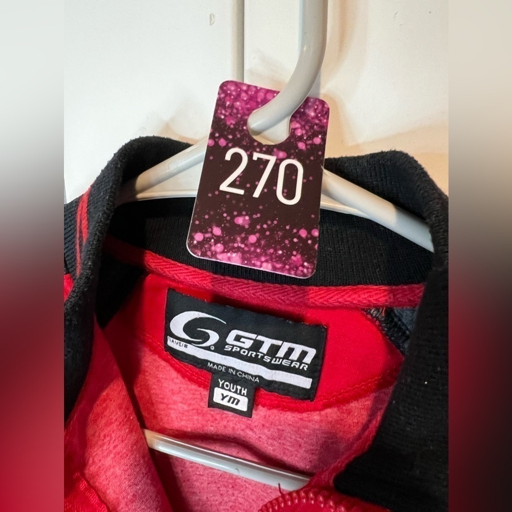 270. Gymnastics Etc. Embroidered Jacket Youth Medium - Picture 5 of 6
